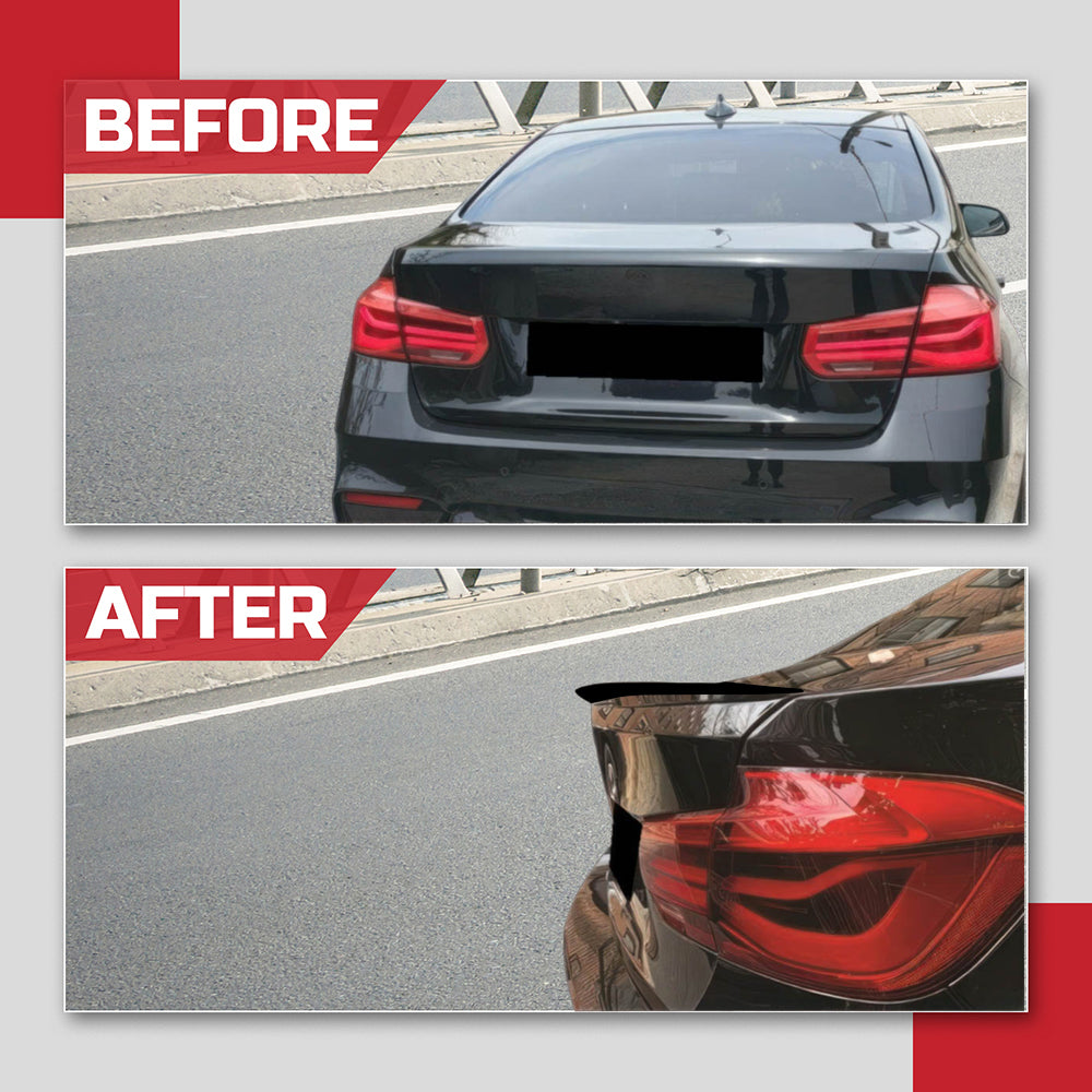 OEM Style Trunk Spoiler - 2012-2019 BMW 3 Series F30 & M3 F80 Sedan Position 4