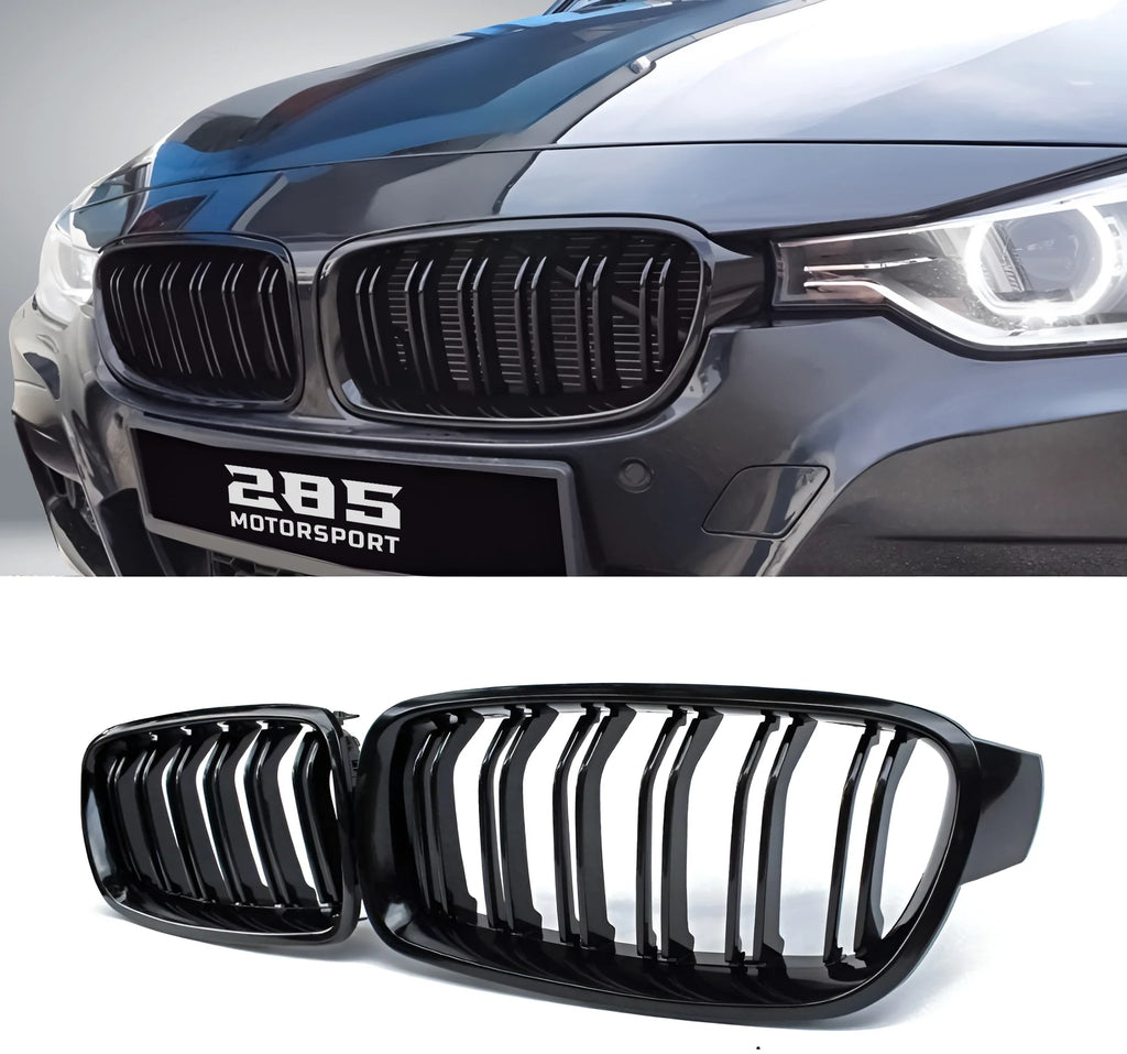 Kidney Style Front Grille - 2012-2019 BMW 3 Series F30 Sedan Position 1