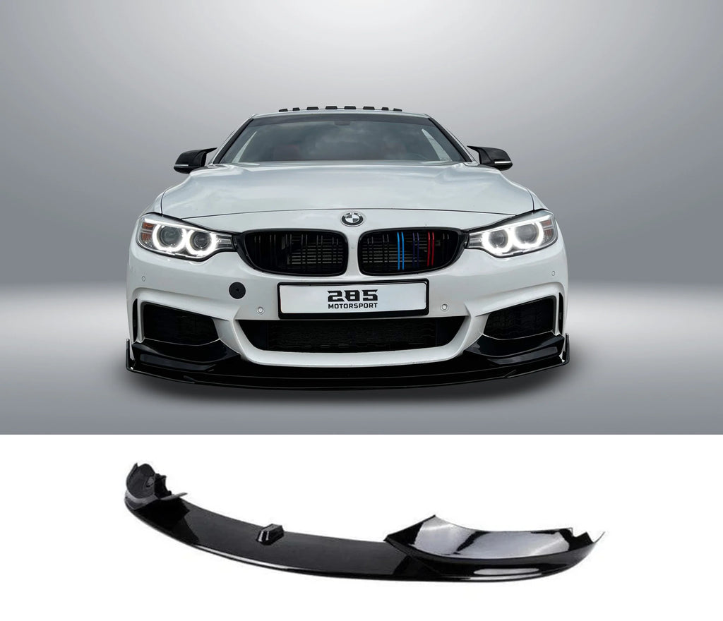 M Style Front Lip Splitter - 2013-2020 BMW 4 Series F32 / F36 Coupe / Grand Coupe Position 1