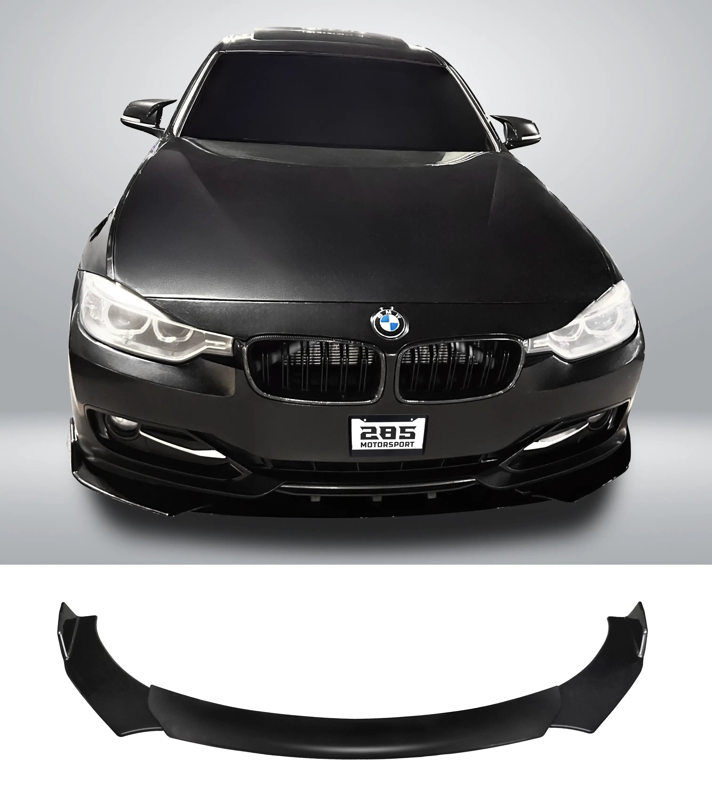 Front Lip Splitter - 2012-2019 BMW 3 Series F30 & M3 F80 Sedan Position 1