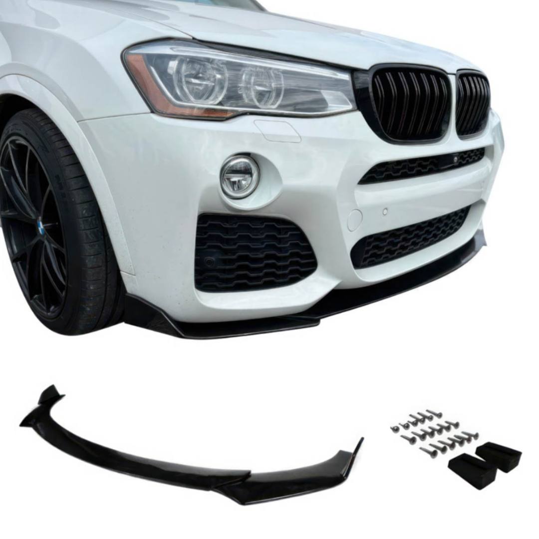 Front Lip Splitter - 2015-2018 BMW X4 F26 Position 1
